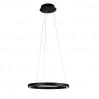 Oriel Lighting-Nebula 40cm Modern LED Halo Pendant - Black / White